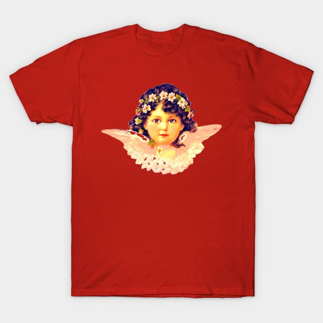 Angel Pink Vintage T-Shirt by hispanicworld